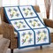 Herrschners Quilted Hummingbird Quilt Blocks Stamped Cross-Stitch